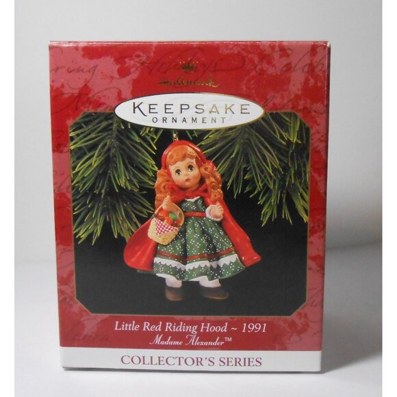 Hallmark Keepsake Ornament Madame Alexander Little Red Riding Hood 1997 Collecti - Picture 7 of 14